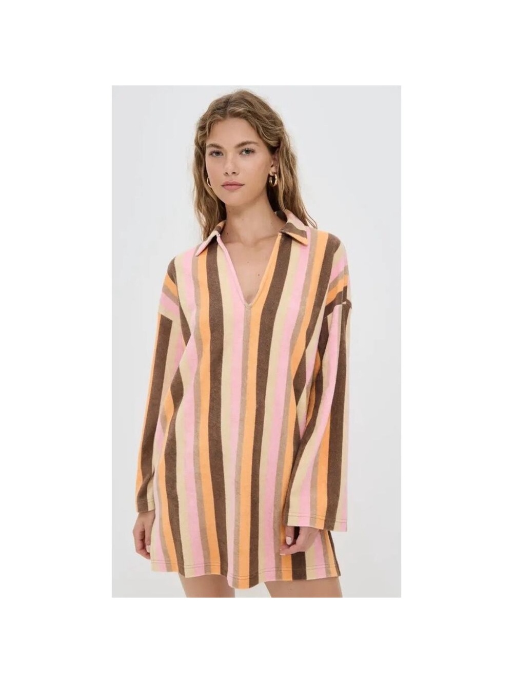 Faherty Cabana Towel Terry Mini Dress